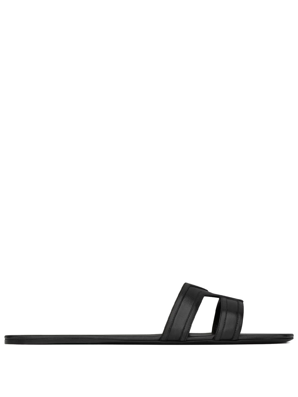 SAINT LAURENT Saint Laurent Women Mabrouka Smooth Leather Slides