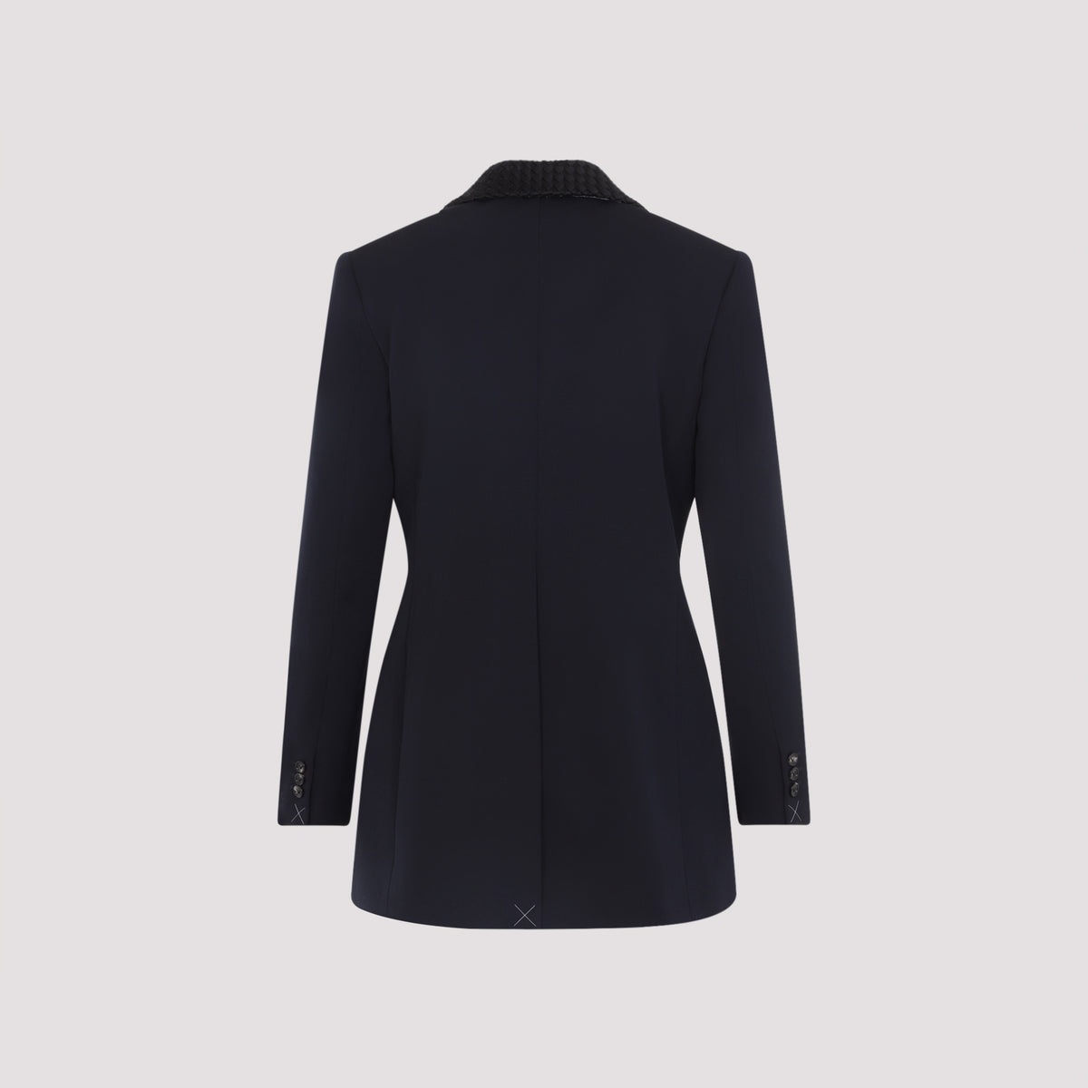 Bottega Veneta Intrecciato Collar Tuxedo Jacket Women