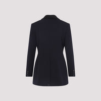 Bottega Veneta Intrecciato Collar Tuxedo Jacket Women