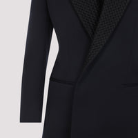 Bottega Veneta Intrecciato Collar Tuxedo Jacket Women