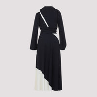 Alberta Ferretti Twill Printed Dress Women