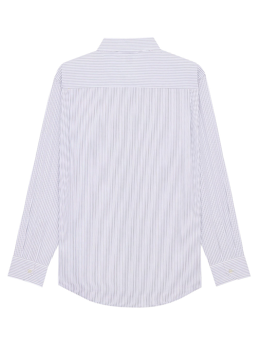 SAINT LAURENT Saint Laurent Men Striped Cotton Poplin Cassandre Shirt