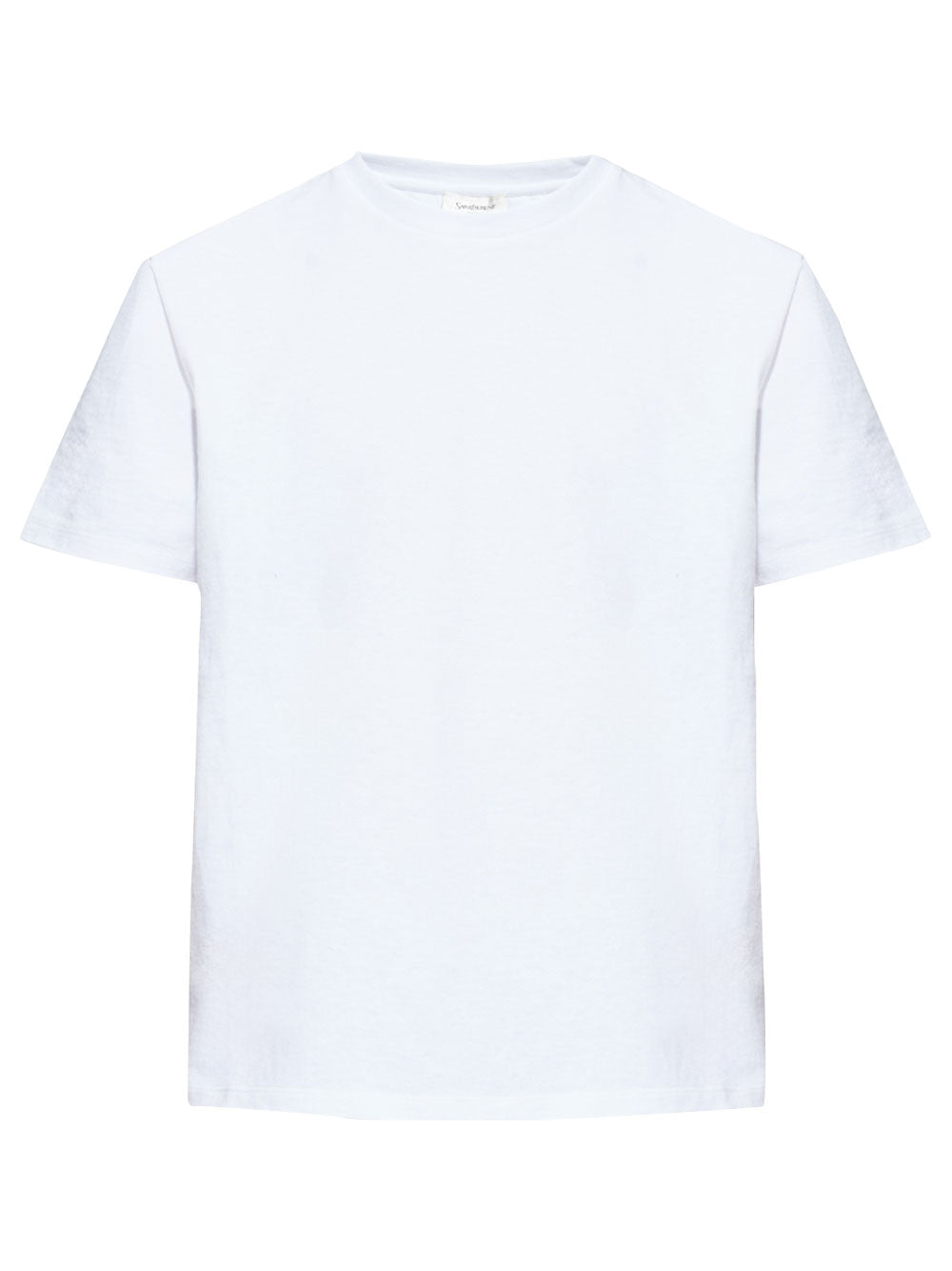 SAINT LAURENT PARIS Crewneck Cotton T-Shirt Women