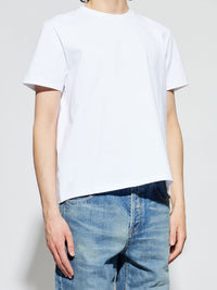 SAINT LAURENT PARIS Crewneck Cotton T-Shirt Women