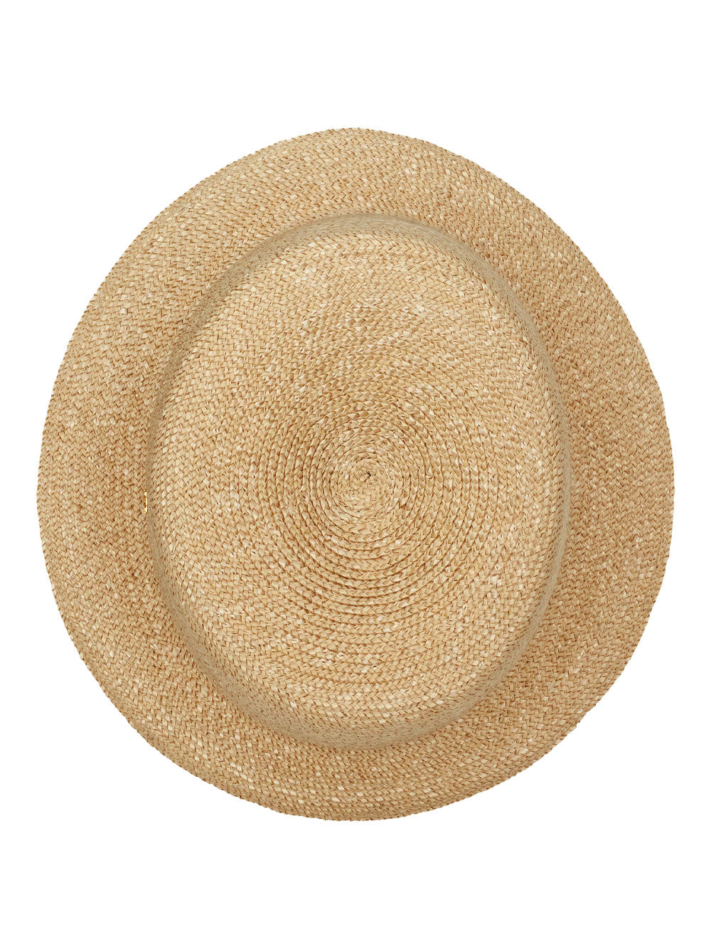 SAINT LAURENT Saint Laurent Men Maglina Straw Bucket Hat With Cassandre Pin