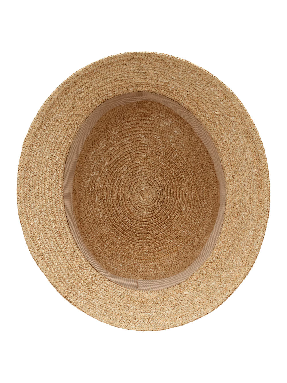 SAINT LAURENT Saint Laurent Men Maglina Straw Bucket Hat With Cassandre Pin