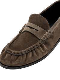 SAINT LAURENT PARIS Le Loafer Supple In Suede Women