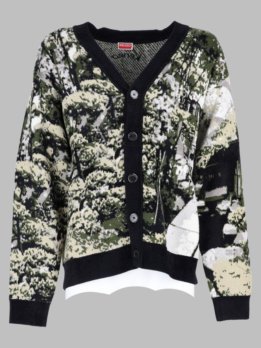 Kenzo Men Cardigan "Kenzo Japanese Garden"