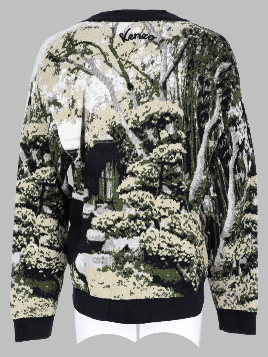 Kenzo Men Cardigan "Kenzo Japanese Garden"