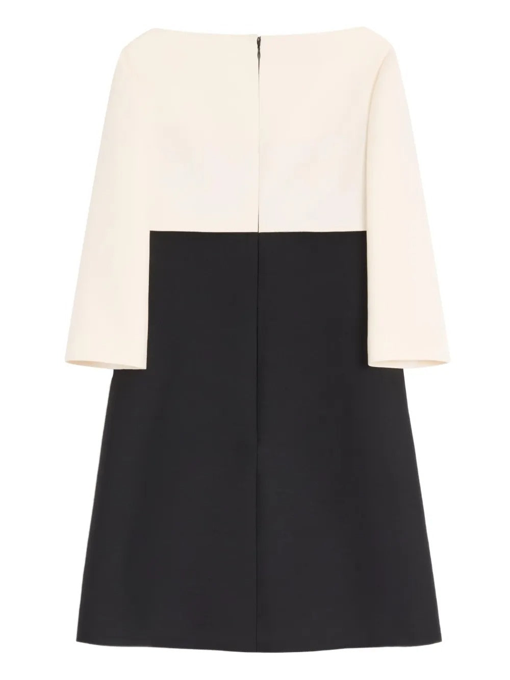 VALENTINO GARAVANI Crepe Couture Short Dress With Bow And Contrasting Sleeves Women
