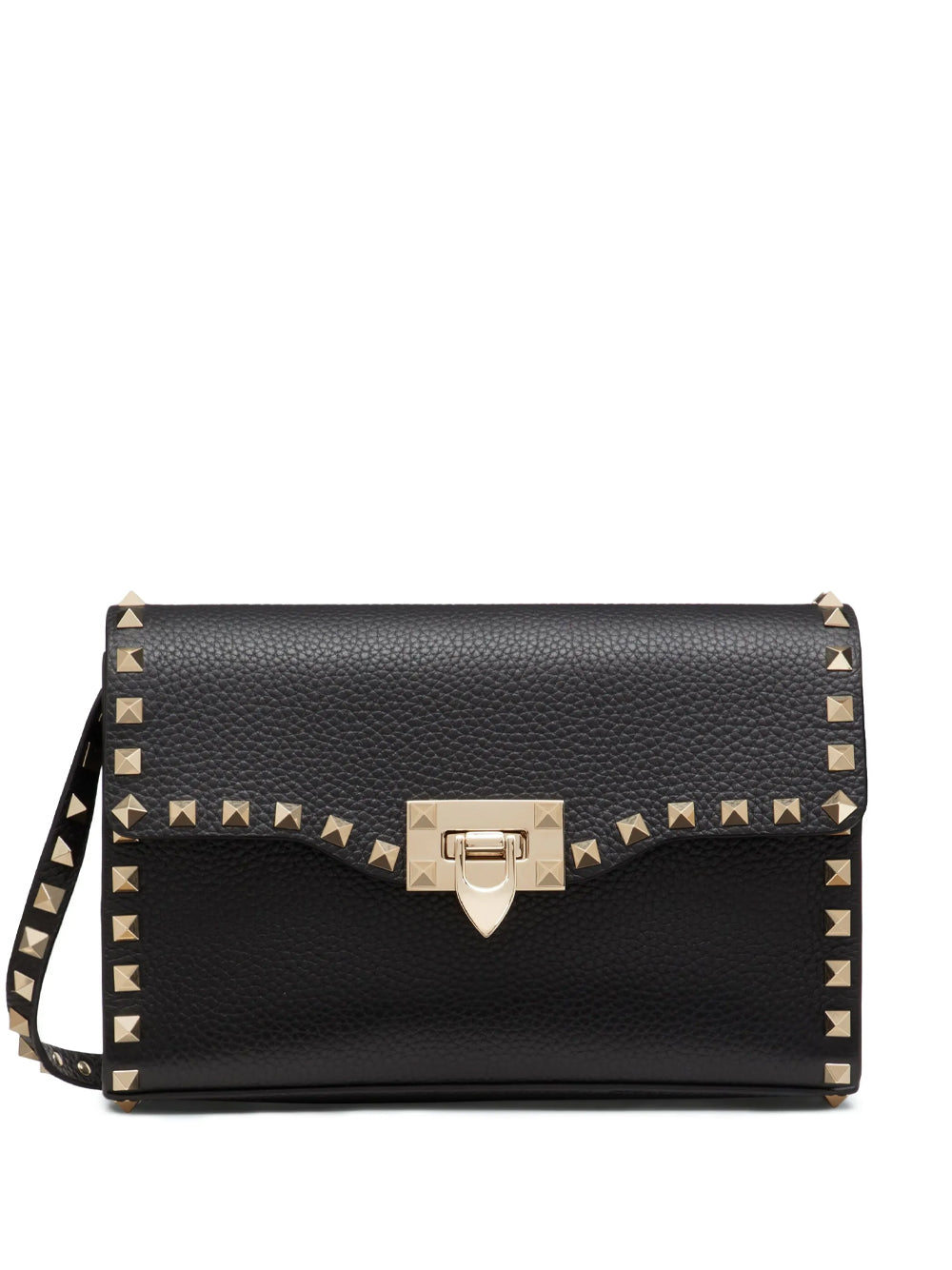 VALENTINO GARAVANI Valentino Garavani Women Rockstud Small Garnet Calfskin Crossbody Bag