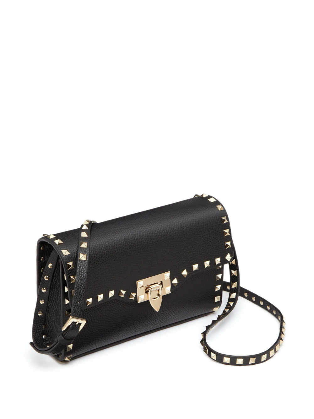 VALENTINO GARAVANI Valentino Garavani Women Rockstud Small Garnet Calfskin Crossbody Bag