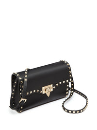 VALENTINO GARAVANI Valentino Garavani Women Rockstud Small Garnet Calfskin Crossbody Bag