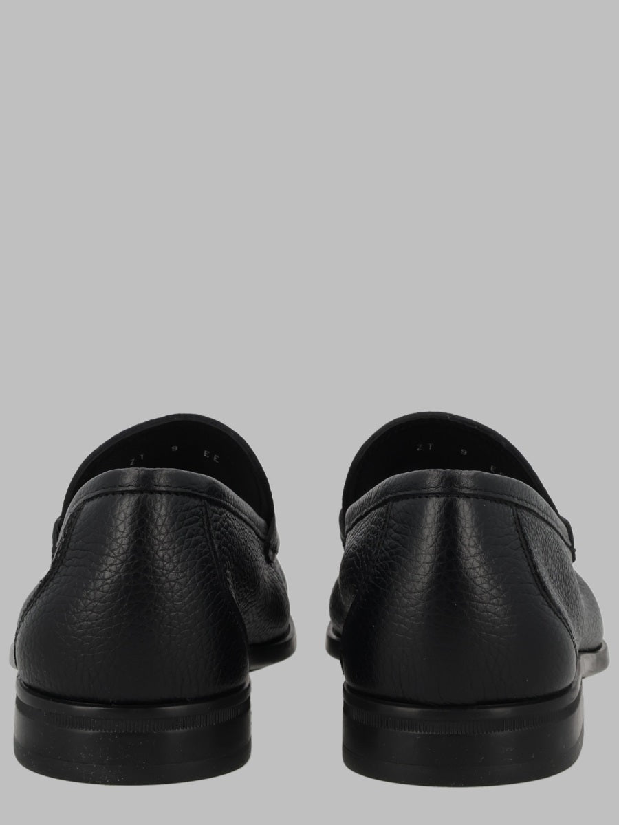 Ferragamo Men Mocassino "Grandioso" Con Ornamento Gancini