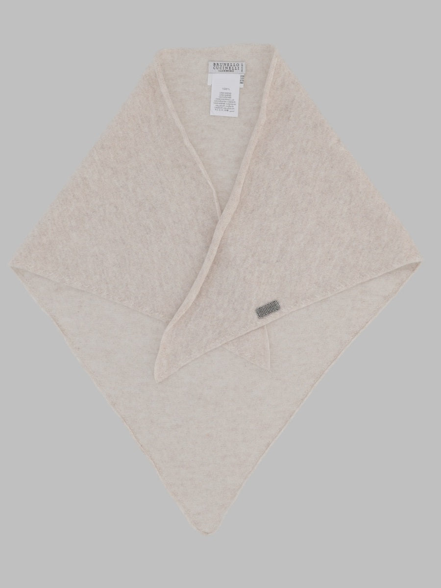 Brunello Cucinelli Women Foulard In Cashmere Con Monile