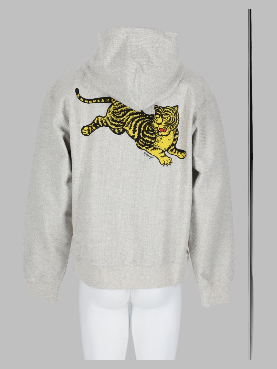 Kenzo Men Felpa "Jumping Tiger" Con Zip