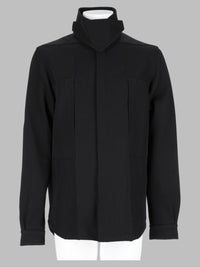 RICK OWENS Rick Owens Men Overshirt "Tower Runway" In Lana