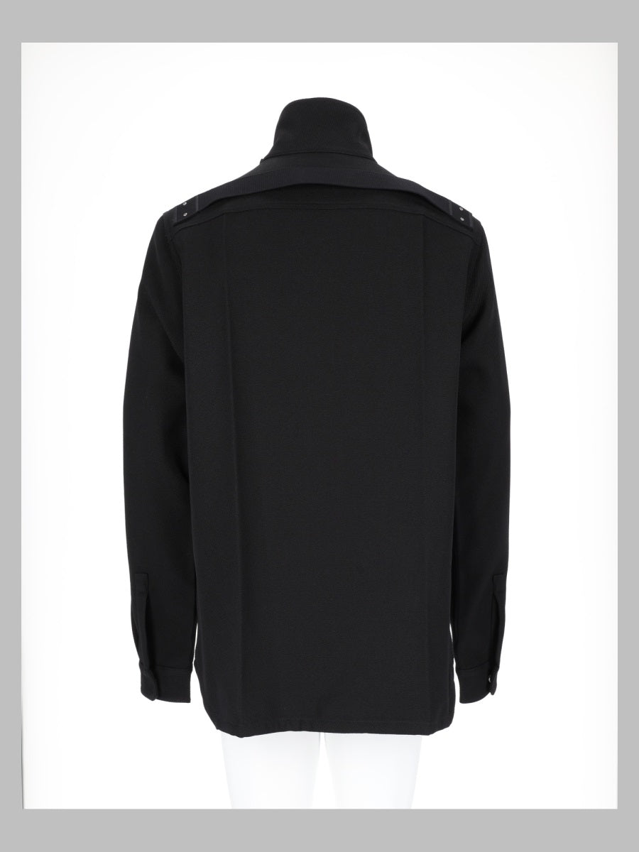 RICK OWENS Rick Owens Men Overshirt "Tower Runway" In Lana