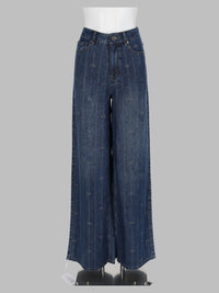 Self-Portrait Women Jeans In Denim Con Strass