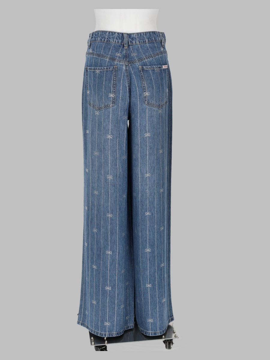 Self-Portrait Women Jeans In Denim Con Strass