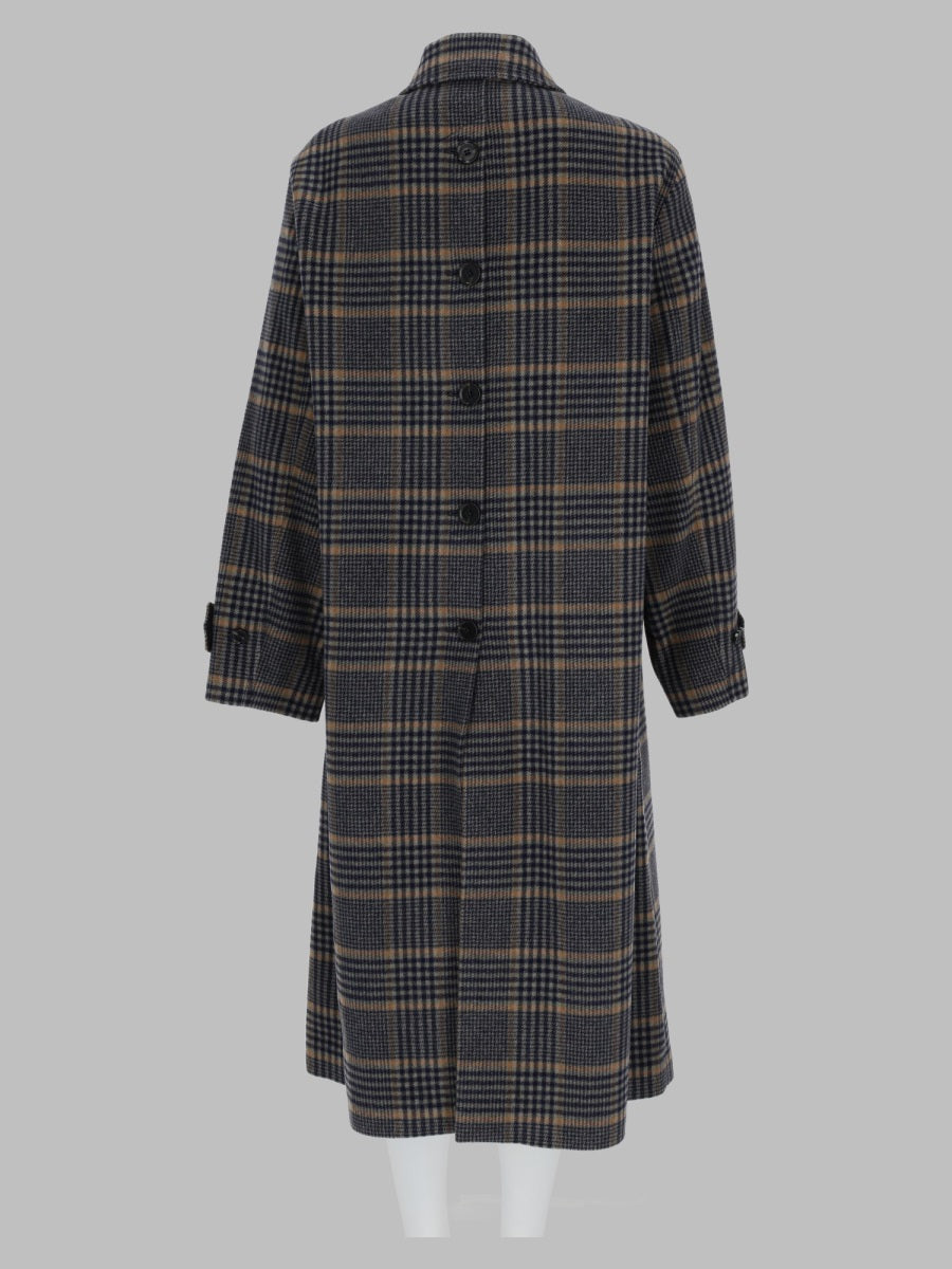 Paul Smith Women Cappotto In Lana Con Bottoni Sul Retro