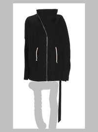 Rick Owens Drkshdw Women Giacca "Mountain" Con Zip Asimmetrica