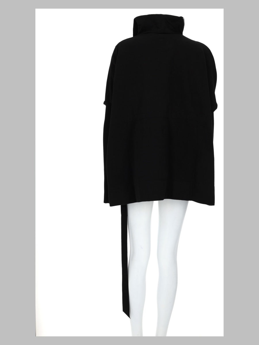 Rick Owens Drkshdw Women Giacca "Mountain" Con Zip Asimmetrica
