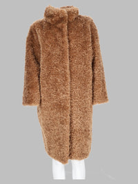 Herno Women Cappotto Teddy Curly In Ecopelliccia