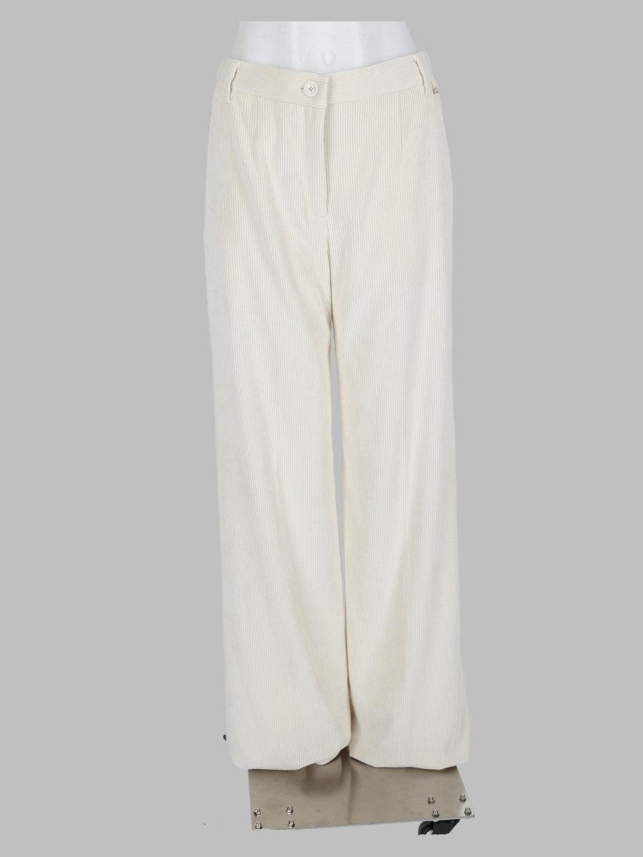 Herno Women Pantalone In Velluto A Coste