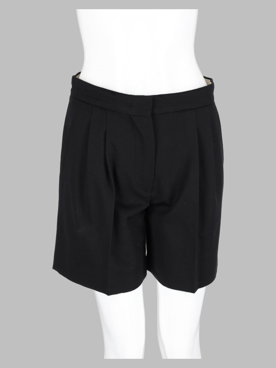 Max Mara Studio Women Shorts In Drap Di Lana