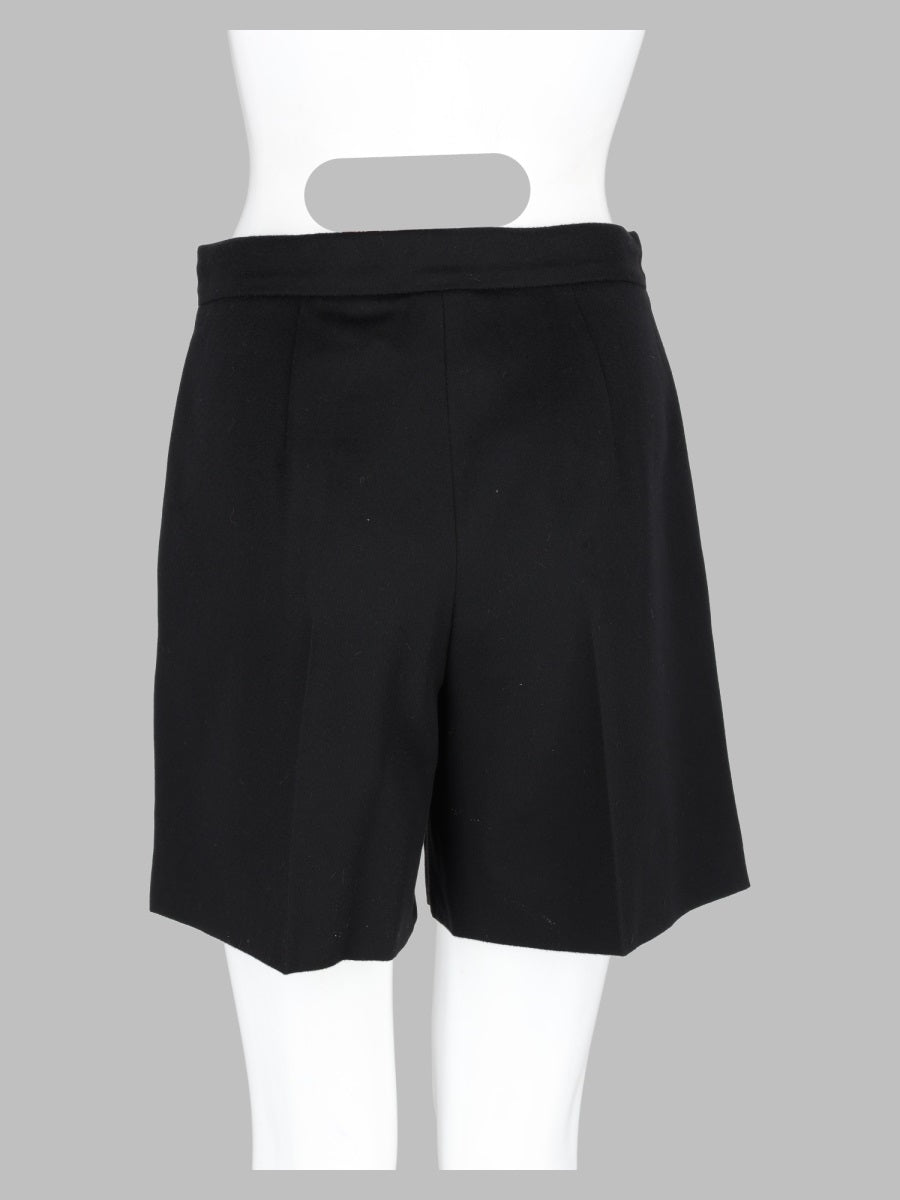 Max Mara Studio Women Shorts In Drap Di Lana