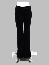 Max Mara Studio Women Pantalone Smoking In Velluto
