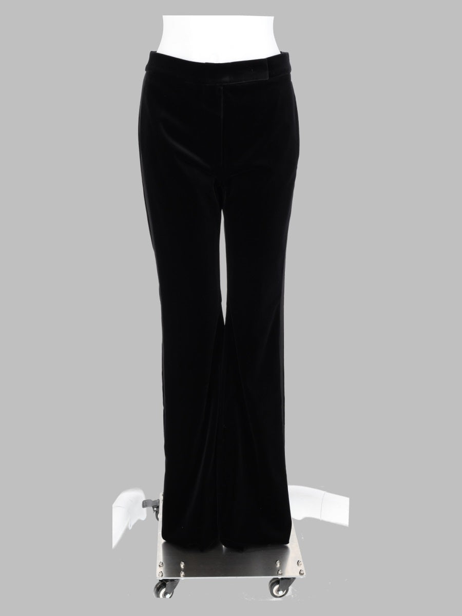 Max Mara Studio Women Pantalone Smoking In Velluto