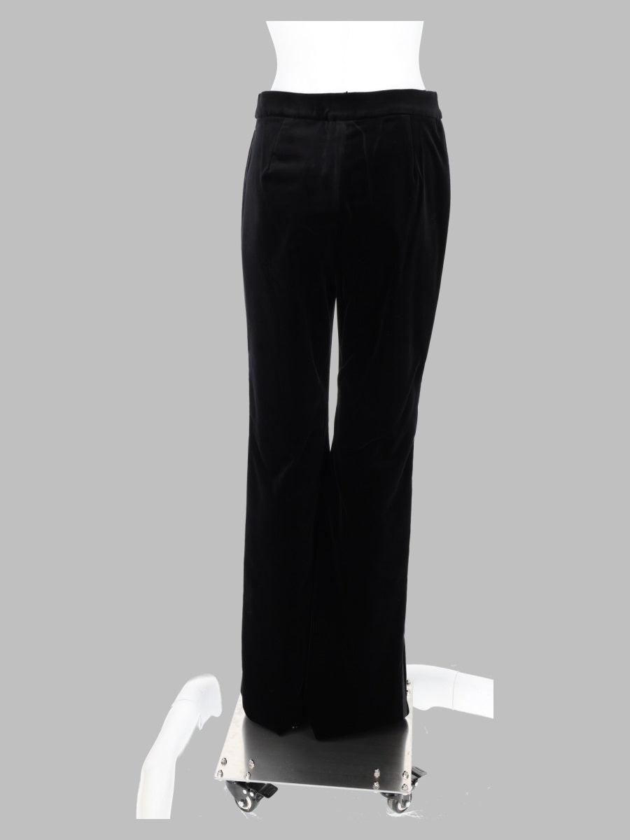Max Mara Studio Women Pantalone Smoking In Velluto