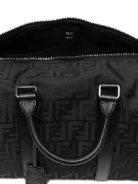 Fendi Men Ff Nylon Medium Travel Bag