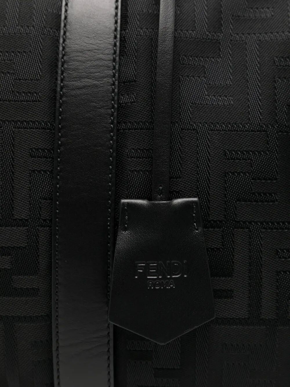 Fendi Men Ff Nylon Medium Travel Bag