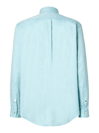 FENDI Oxford Cotton Shirt With Ff Embroidery Women