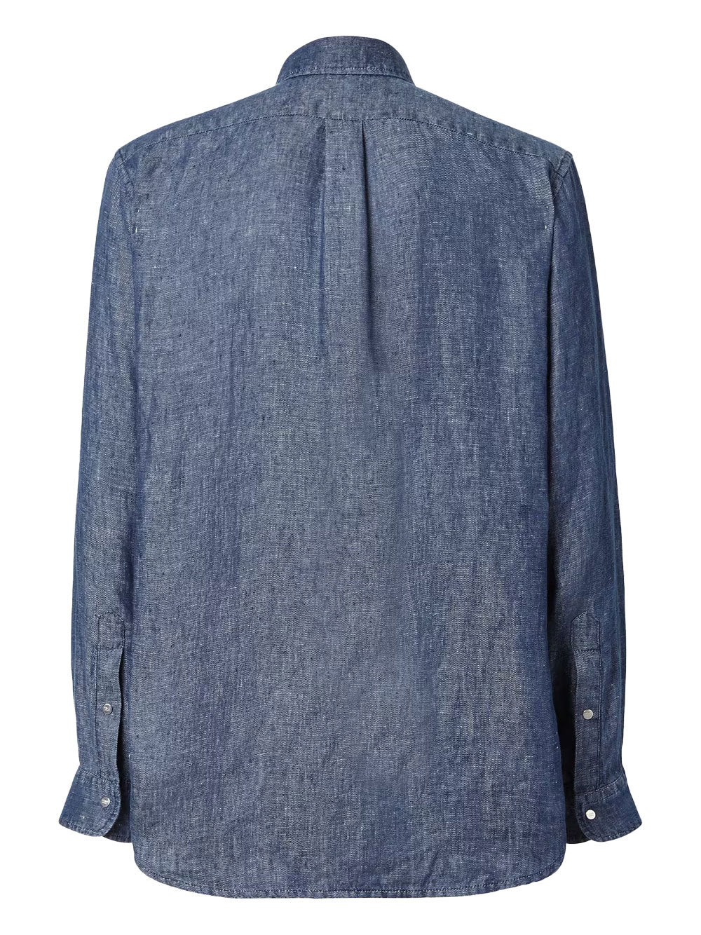 FENDI Comfort Fit Chambray Shirt With Ff Embroidery Women