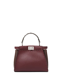 Fendi Women Two-Tone Peekaboo Mini Bag