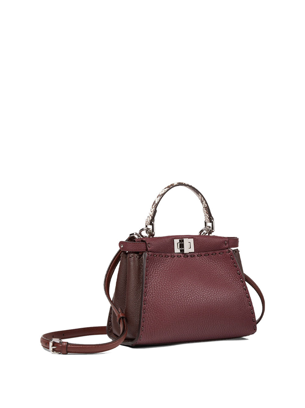 Fendi Women Two-Tone Peekaboo Mini Bag