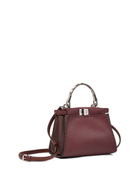 Fendi Women Two-Tone Peekaboo Mini Bag