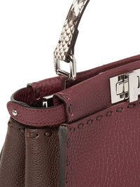 Fendi Women Two-Tone Peekaboo Mini Bag