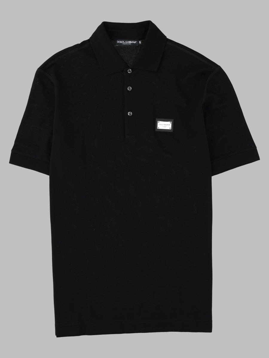 Dolce & Gabbana Men Polo Con Patch Logo