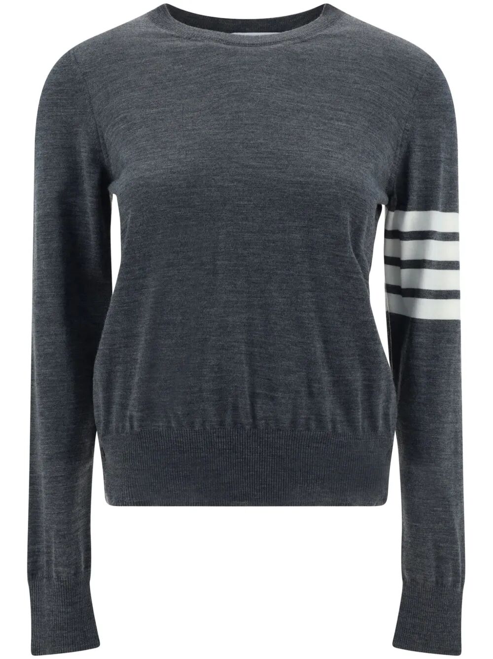 THOM BROWNE Wool 4-Bar Relaxed Pullover Women