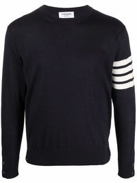 Thom Browne Men Wool 4-Bar Pullover