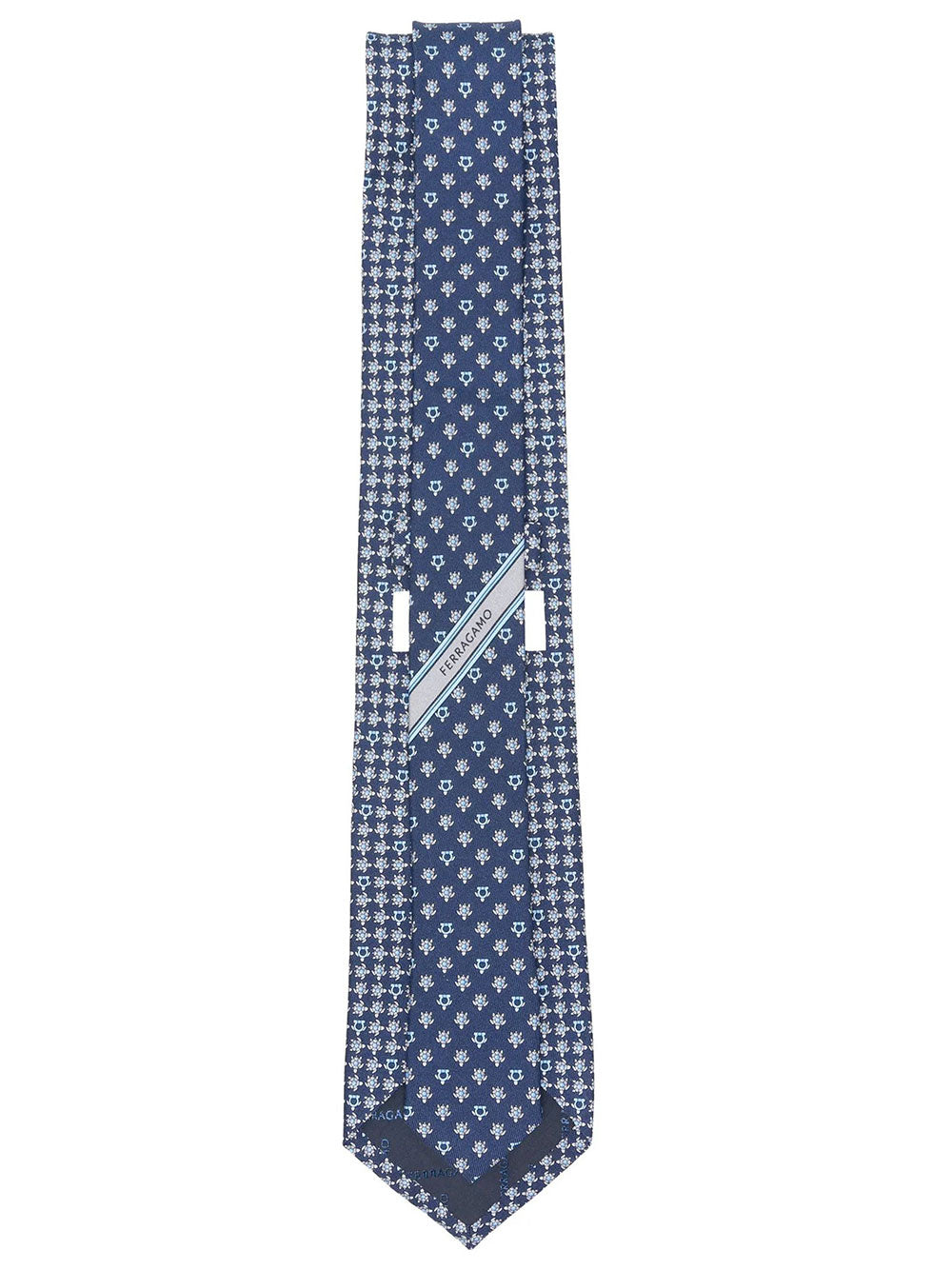 FERRAGAMO Tortoiseshell-Print Silk Tie Women
