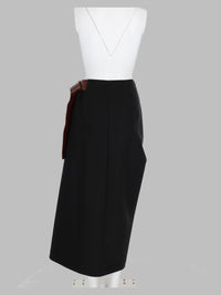 Bottega Veneta Women Gonna In Lana Grain De Poudre