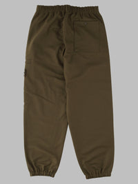 Stone Island Men Pantalone Jogger In Flanella Di Lana Cardata