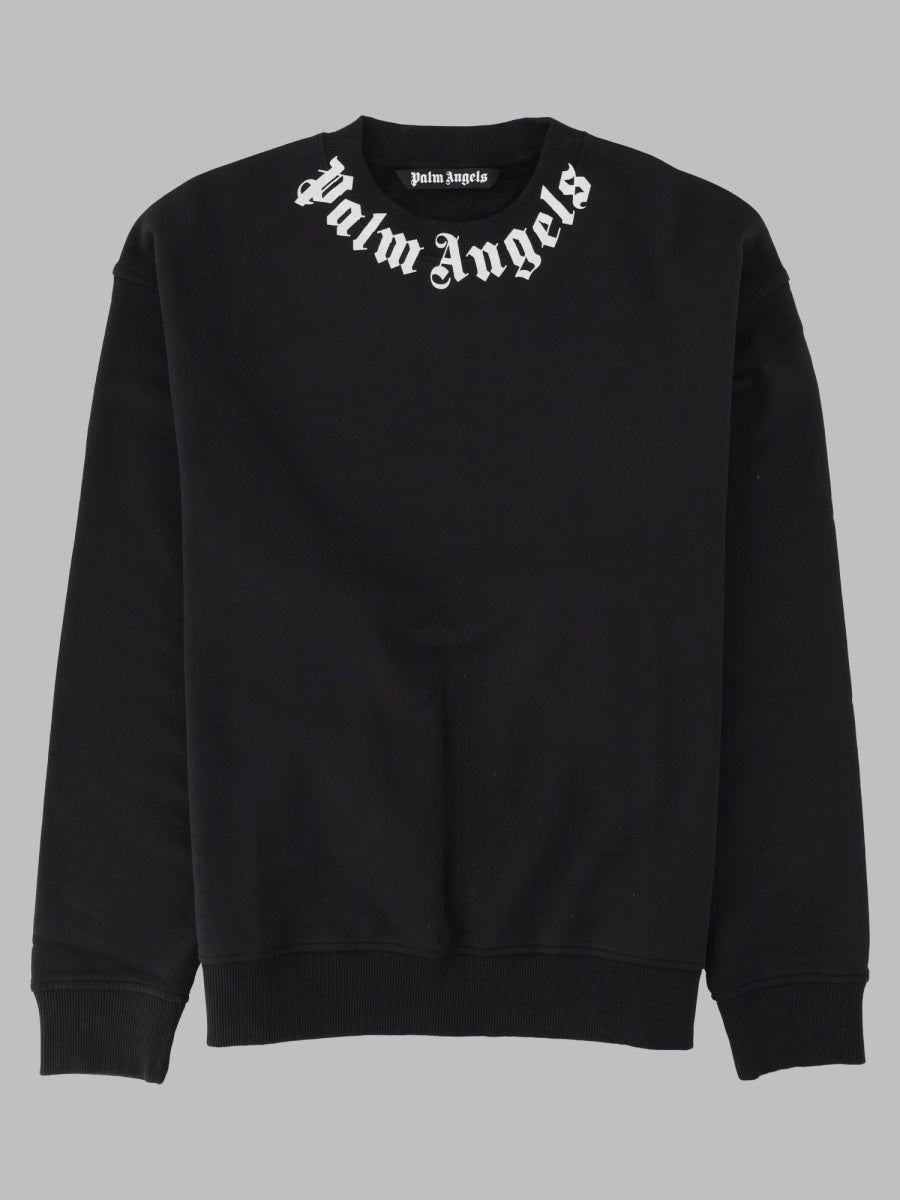 Palm Angels Men Felpa Con Logo