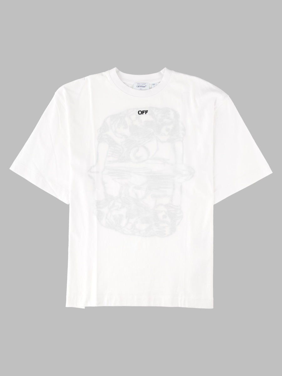 Off-White Men T-Shirt Con Logo
